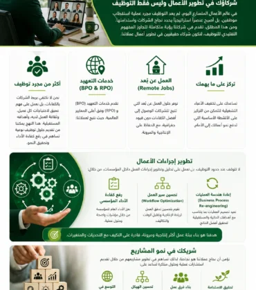 كيف تعيد خدمات الـ BPO وRPO تعريف نمو الأعمال؟